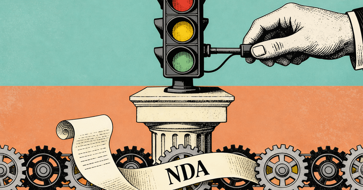 How We Turned NDA Review into a Traffic Light System (Without Losing Control)