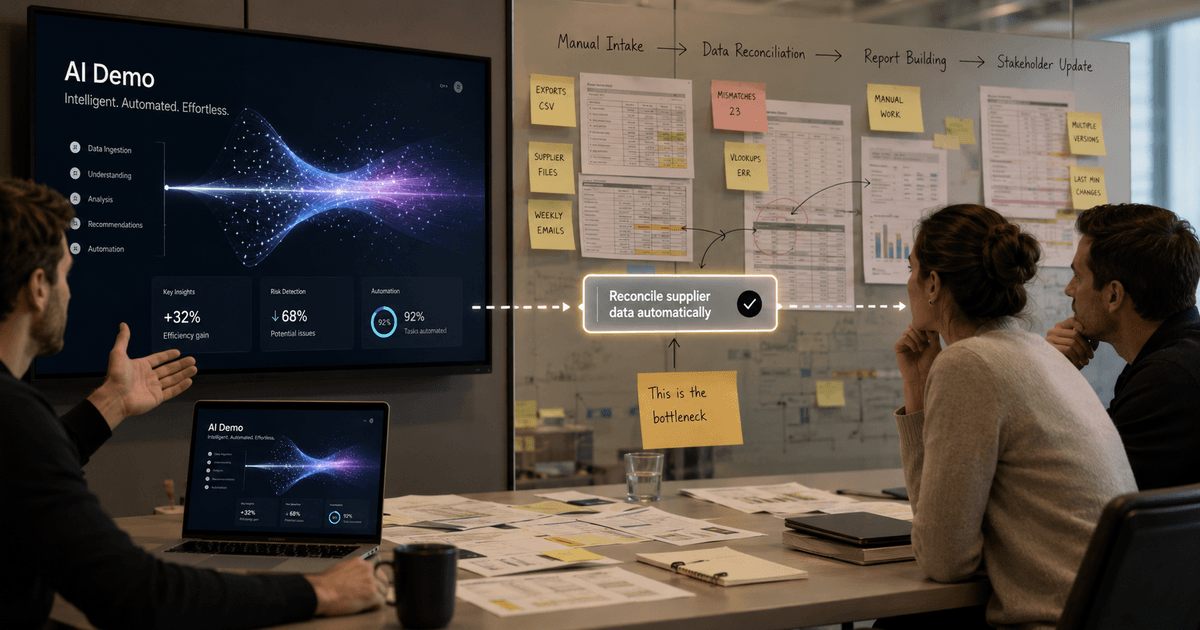 Why Your AI Demo Impresses Everyone and Converts Nobody